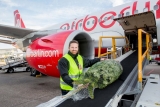 Skal det være jul - så lad det være jul. Hos AirBerlin kan man rejse sammen med sit juletræ.